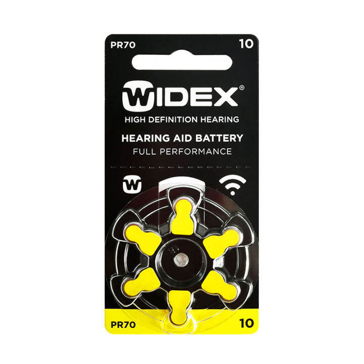 Original widex widex hearing aid battery P a675/13/312/10 zinc air