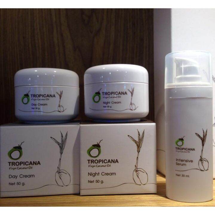 เซรั่ม-สูตรยกกระชับผิวหน้า-ทรอปิคานา-อินเทนซีฟ-ซีรั่ม-tropicana-intensive-serum-coconut-oil-น้ำมันมะพร้าว