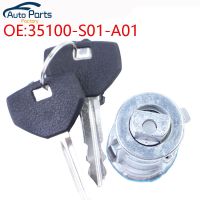 New Ignition Switch Lock Cable With 2 Keys For Honda Civic 1996-2000 35100-S01-A01 35100S01A01