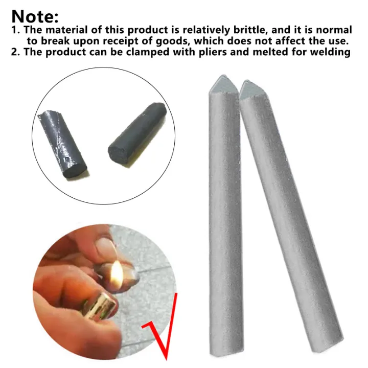 1/3/12 Pcs Aluminum Welding Rods 7.8 cm Length Low Melting Rod Welding Low Temperature Brazing