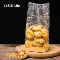 50 Sets Cookie Candy Bags With Paper Bottom Self Stand Bags For Bread Chocolate Food Package Party Birthday Wedding Decoration