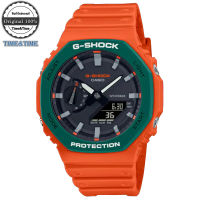 Time&amp;Time CASIO G-Shock นาฬิกาข้อมือผู้ชาย สายเรซิน รุ่น GA-2110SC-4ADR (ประกัน CMG)