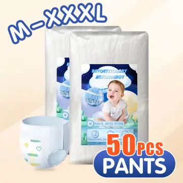 MUMMY Pull-up Pants Baby diaper pants 46pcs/pk Bundle Pack Medium Size  Large M L XL XXL Tape 50 pcs All size