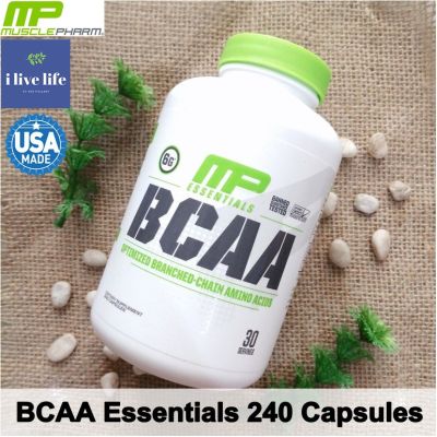 บีซีเอเอ BCAA Essentials 750mg 240 Capsules - MusclePharm