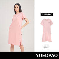 Yuedpao No.1 เสื้อยืดSignature Dress Summer ผ้าหนาทรงสวย ยับยากรีดง่าย รับประกันไม่ย้วย 2 ปี ชุดเดรส สี  Rose