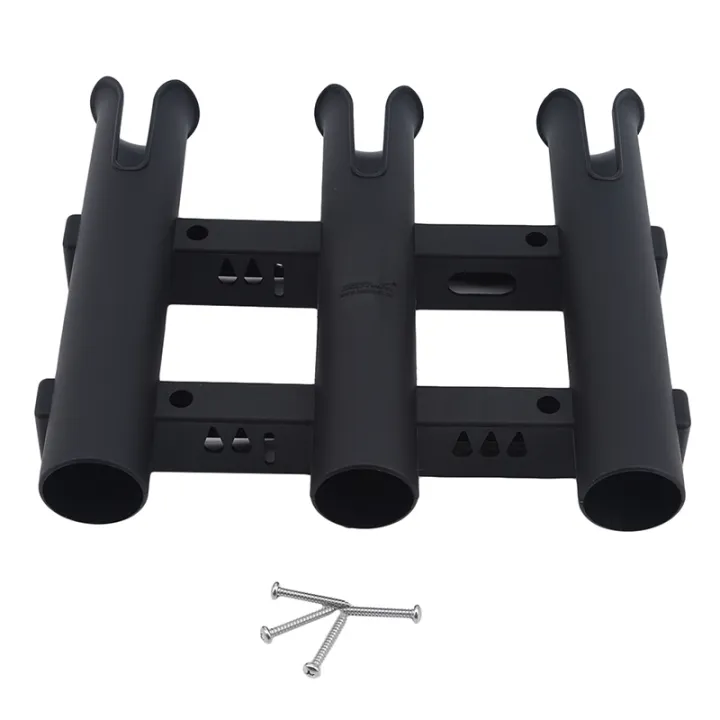 Three-barrel plastic fishing rod holder | Lazada