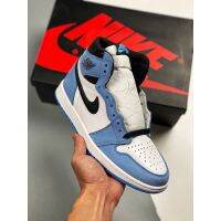 2022 New 【Original】 NK* A J 1 Retro High Oˉ Gˉ "University Blue" Basketball Shoes For Men And Women