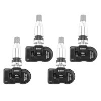 4Pcs TPMS Sensor 433MHz 315MHZ Sensor Universal 2 in 1 Tire Programmable TPMS Sensor for Tire Pressure Monitoring System