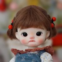 Qbaby Blythe Amydoll วิกผมเครื่องประดับตุ๊กตา BJD สำหรับตุ๊กตาของเล่นเด็กหญิงนมวิกไหมแฟชั่นน่ารักผมสั้นหน้าม้าวิกผมตุ๊กตาอุปกรณ์เสริมตุ๊กตา