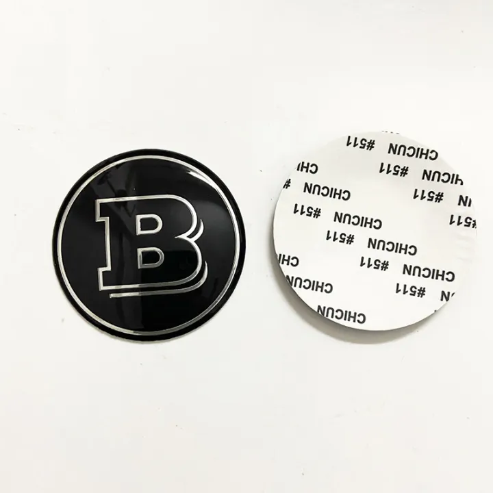 52mm Steering Wheel Center Emblem Sticker For Mercedes Benz Brabus Logo ...