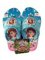 รองเท้าแตะแบบคีบสำหรับเด็กเล็กลายการ์ตูน Sofia the first รุ่น SF4623B