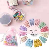 Pcs Set for Women Girls Fashion Colorful Waterdrop Shape Hairpin Sweet Hair Clip Kids Cute Barrette Hair Accessories