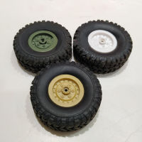 4ชิ้นนุ่มฮาร์ดยางล้ออะไหล่สำหรับ6WD RC รถ WPL ทหารรถบรรทุกรุ่น Gascar กึ่งรถบรรทุกหนักกองทัพรถบรรทุกรุ่น