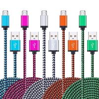 1M2M3M Micro USB Fast Charging Data Sync Cable cord FOR Android Samsung