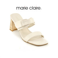 Bata บาจา Marie Claire รองเท้าส้นสูงเปิดส้นแบบสวม พร้อมสายคาดเท้า 2 เส้น สูง 3 นิ้ว สำหรับผู้หญิง รุ่น KEIRA สีขาว 7701344 สีเขียว 7707344