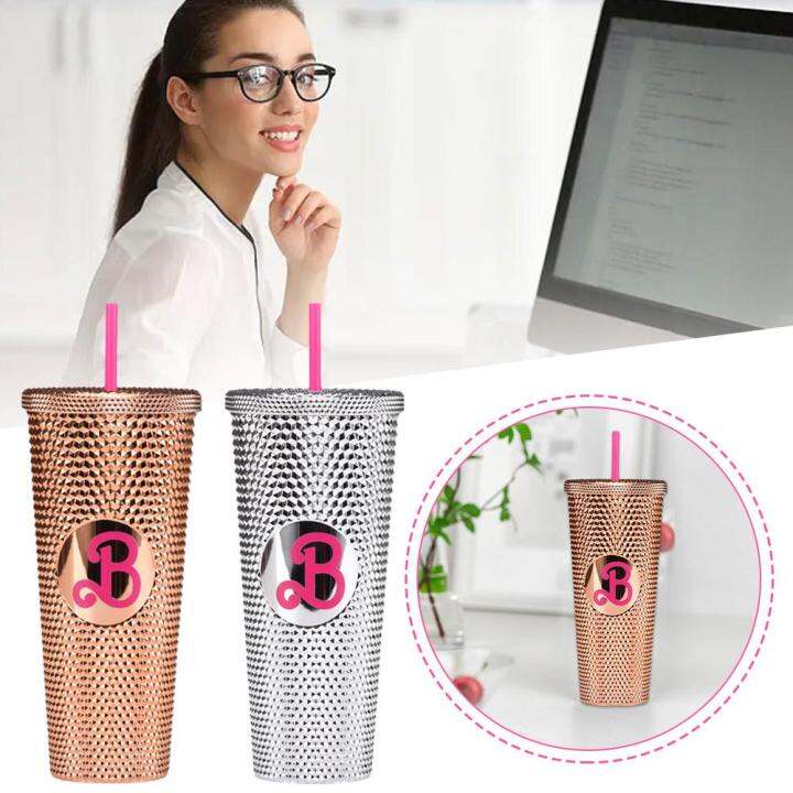 2-colors-barbie-style-double-wall-nbsp-cup-with-straw-creative-700ml-tumbler-z9e2