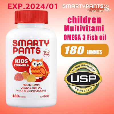 SmartyPants Kids Childrens Vitamins Multivitamin omega 3 fish oil 180 Gummie