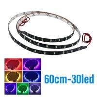 【CC】 1Pcs 60CM 30SMD Car Led Strip Automobile Motorcycle DRL Atmosphere Lights Bar 12V