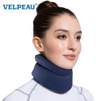 VELPEAU Neck Brace for Migraine Foam Cervical Collar Soft Neck Support Relieve Pain And Pressure in Spine with Replacement Cover