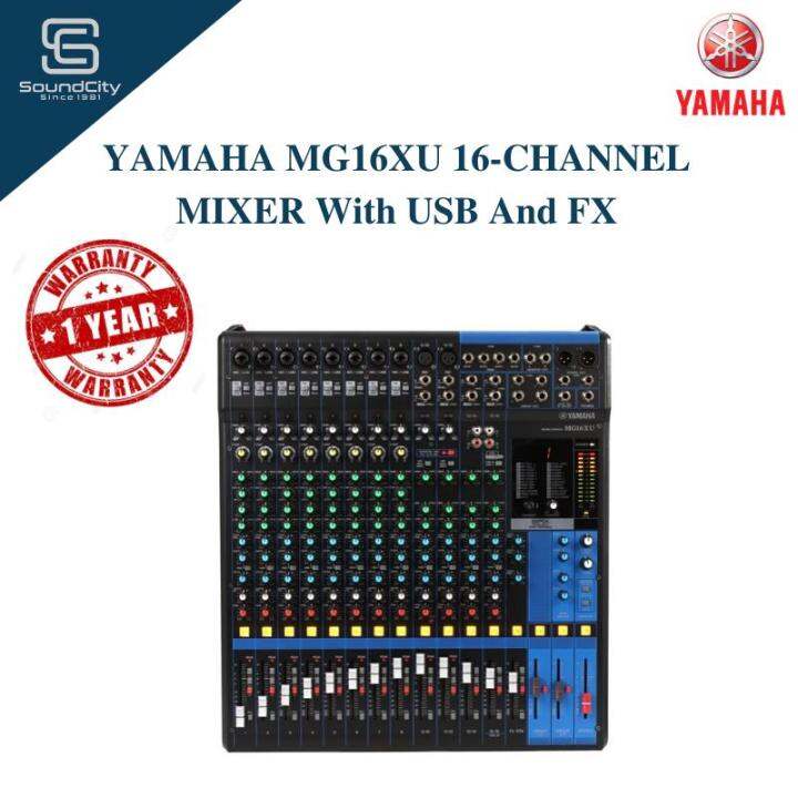 Original YAMAHA MG16XU 16channel Mixer with USB and FX ( Yamaha MG16XU ) Lazada