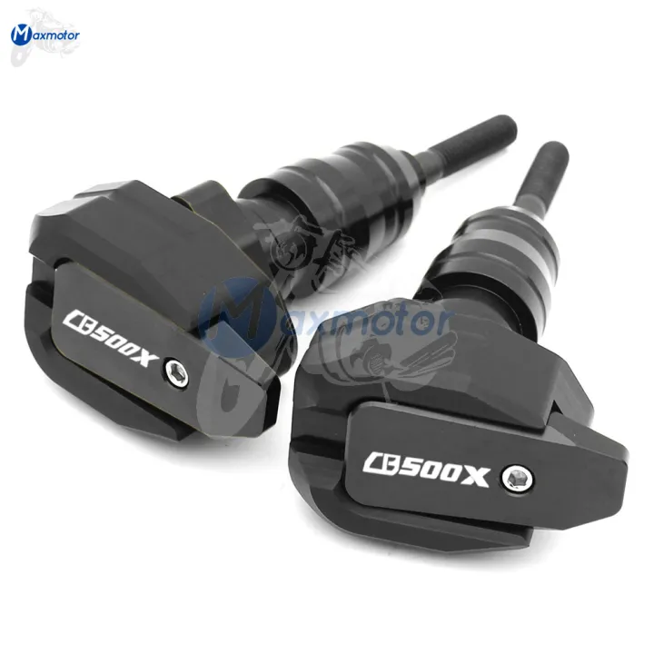 CNC Frame Sliders Crash Guard Kit For Honda CB500X/F CB400X/F 2013-2022 (Black)