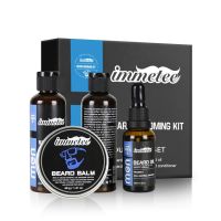 【CC】 Hot private label Beard care kit pure growth 4 1 beard gift set