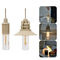 LED Pull Cord Light Portable Vintage Decoration Pendant Light IPX4 Waterproof Soft Lamp Supplies for Outdoor BBQ Party