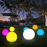 Outdoor LED Ball Light Garden Waterproof Floor Lamp Rechargeable Villa Street Holiday Party Bar Lighting Remote Control