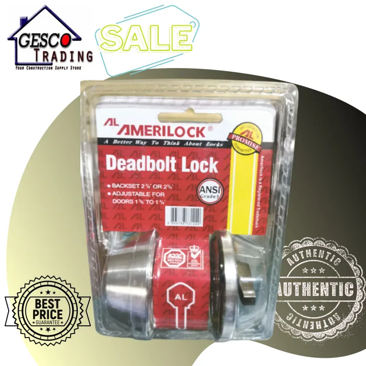 Deadbolt Lock Stainless Outdoor Home Security Lazada PH