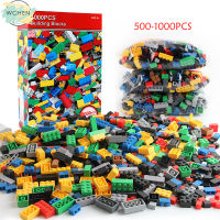 (Spot next day delivery)500-1000 ชิ้นสำเร็จรูปอนุภาคขนาดใหญ่ของเล่น DIY ประกอบของเล่นสร้างสรรค์หน่วยการสร้างของเล่นชุดกล่องสีเด็กของขวัญเข้ากันได้กับทุกยี่ห้อ THA2104