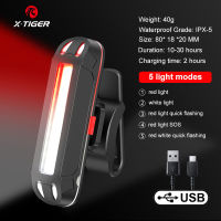 X-Tiger จักรยานไฟท้ายแอลอีดีซุปเปอร์สว่างไฟจักรยาน USB ชาร์จ Seatpost ส้อมไฟเตือนความปลอดภัยไฟท้ายรถจักรยาน X-Tiger จักรยานไฟท้ายแอลอีดีซุปเปอร์สว่างไฟจักรยาน USB ชาร์จ Seatpost ส้อมไฟเตือนความปลอดภัยไฟท้ายรถจักรยาน