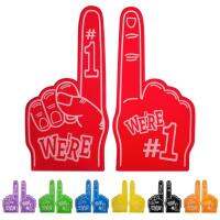 Foam Fingers And Hands Sports Universal Large Number 1 Foam Fan Finger Inspiring Colorful And Comfortable Sports Fan Accessories Number 1 Foam Fan Finger For Cheering easy to use