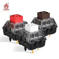 Kailh V2กล่องสวิตช์แบบคีย์บอร์ดแบบกลไก DIY คลิกเชิงเส้นสัมผัส5พิน