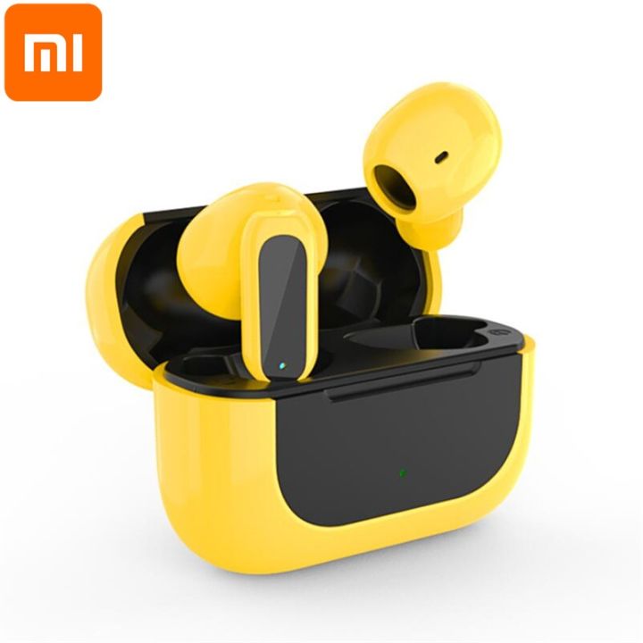 orange-home-earphone-cover-หูฟังบลูทูธ-xiaomi-5-2หูฟังไร้สายพร้อมไมโครโฟน2ตัวลดเสียงรบกวนเสียงเบสกันน้ำเวลาเล่น24ชั่วโมง