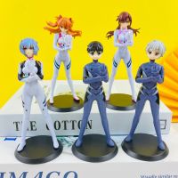 !5 Neon Genesis Evangelion ทำด้วยมือ Ling Polly Langley Blind Gashon Doll Toy Machine เครื่องประดับเค้ก