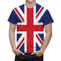 2023 newMen T-shirt United Kingdom Flag 3D Printed Harajuku Short Sleeve Vintage T Shirts Men Clothing Camiseta