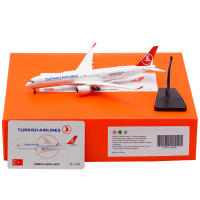 1:400 A350 A350-900 TC-LGA Turkish Airlines model toy with base landing gear alloy aircraft plane collectible