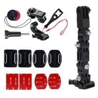 Action Camera Accessories Adjustment Base Helmet Chin Mount Riding Belt Head for gopro 10 9 8 xiaomi yi sjcam DJI OSMO Action 2