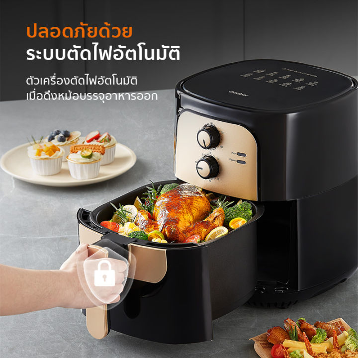 รุ่นtop-gaabor-6-5-ลิตร-หม้อทอดไร้น้ำมัน-1400w-ขนาดใหญ่-อเนกประสงค์-หม้ออบลมร้อน-หม้อทอดไฟฟ้า-air-fryer-af65m-bk01a-เครื่องใช้ไฟฟ้าในครัวขนาดเล็ก-ชาคริตเลือกใช้-หม้อทอดกาบอร์