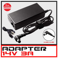 Adapter 14V 3A Samsung/LG Adapter 14V/3A (6.5 x 4.4mm) หัวเข็ม (Black)