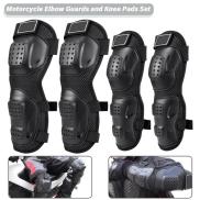 Storeshop 4 PCS Elbow Guards Knee Pads Protection Body Armor Set for