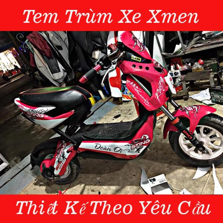 Tem Trùm Xe Điện Xmen Cha Mẹ Trắng  Shopee Việt Nam