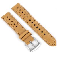 Cow Leather Watchband 18mm 19mm 20mm 22mm Retro Watch Strap Brown Khaki Wristband Belt Quick Release Waxtch Accessories