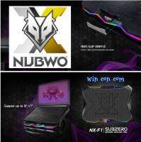 พัดลมโน้ตบุ๊ค NUBWO-X F1 "SUB ZERO"เย็นด้วย เงียบด้วย มีไฟด้วย!