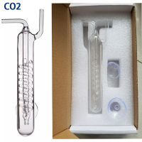 พิพิธภัณฑ์สัตว์น้ำถัง,CO2 D Iffuser ฟองเคาน์เตอร์เกลียวแก้วเครื่องฉีดน้ำ Regulator สำหรับปลูกถังที่มีถ้วยดูดอุปกรณ์ CO2