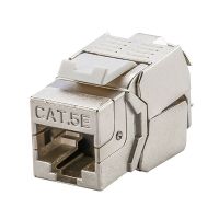 Linkwylan Cat5e เครือข่าย Cat6a Cat6สี่เหลี่ยมคางหมูแบบไม่มีเครื่องมือโมดูลแจ็คซ็อกเก็ต Rj45แบบหุ้มฉนวนเต็มรูปแบบเพื่อการยกเลิกเครื่องมือของ Lsa