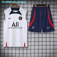 ♕ [Ready Stock free Accessories] 2223 Paris Saint-Germain Football Training Jersey Men Sleeveless Vest Summer Sportswear