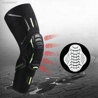 ✇✒ New sports Kneepad Men Pressurized Elastic Knee Pads Support Fitness cycling bike Gear Basketball Volleyball Brace Protector