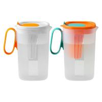 Juice Pitcher Refrigerator Cold Kettle Summer Large Capacity 1.55L Iced Beverage Dispenser Daily Use for Cocktails Iced Tea Milk Lemonade there