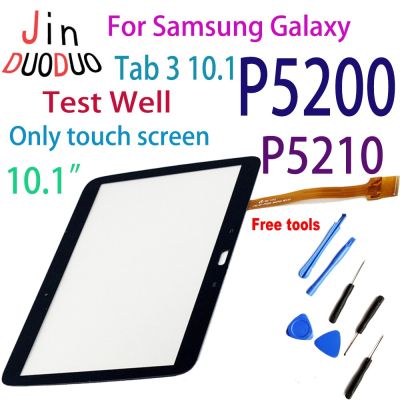 10.1 "การสัมผัสเหมาะสำหรับ Samsung Galaxy Tab 3 10.1 P5200 P5210แท็บเล็ตหน้าจอสัมผัส Digitizer เหมาะสำหรับซัมซุง P5200 P5210สัมผัสการเปลี่ยน